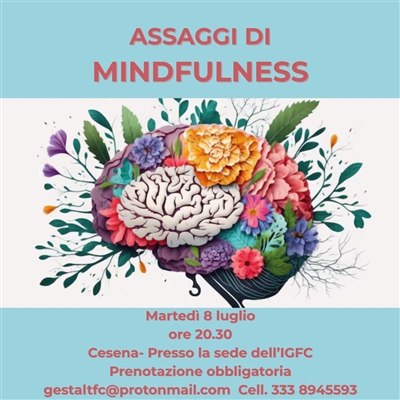 ASSAGGI DI MINDFULNESS ASSAGGI DI MINDFULNESS
